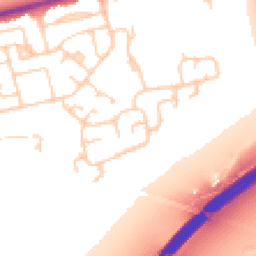 Daytime road noise heatmap for CH46 1RZ