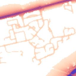 Daytime road noise heatmap for CH46 2PN