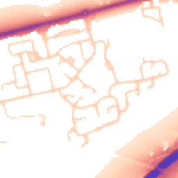 Daytime road noise heatmap for CH46 2PP