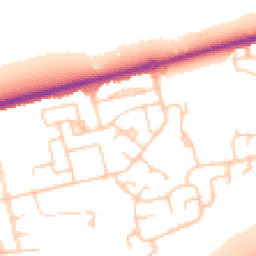 Daytime road noise heatmap for CH46 2QT