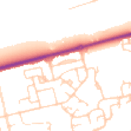 Daytime road noise heatmap for CH46 2RL