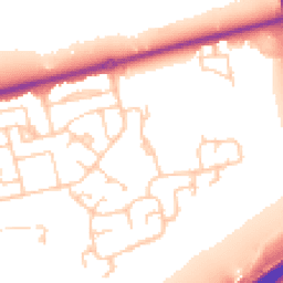 Daytime road noise heatmap for CH46 2RT