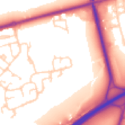 Daytime road noise heatmap for CH46 2SB