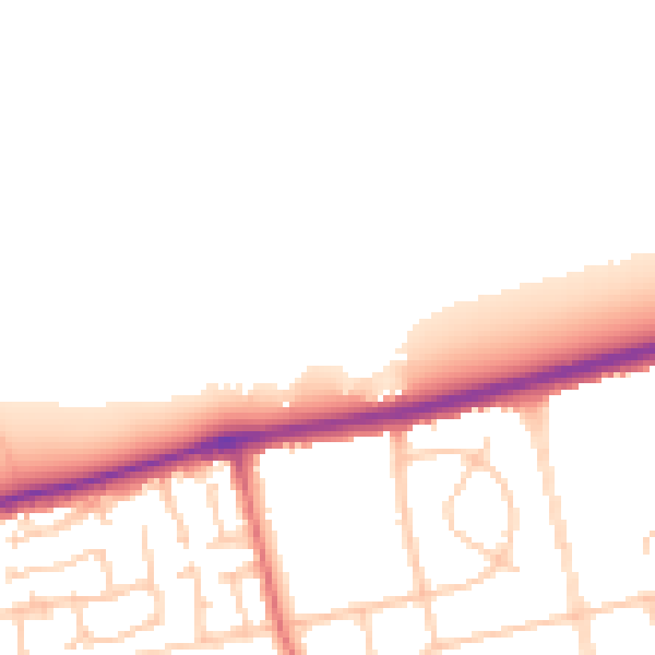 Daytime road noise heatmap for CH46 3RL
