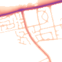 Daytime road noise heatmap for CH46 3RX