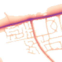 Daytime road noise heatmap for CH46 3SD