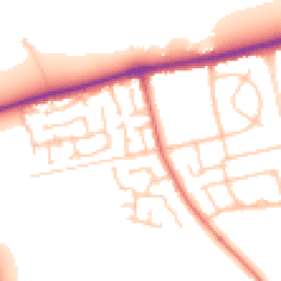 Daytime road noise heatmap for CH46 3SG