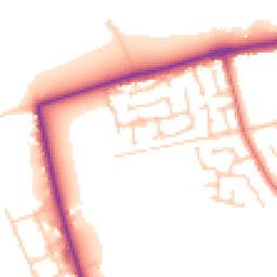 Daytime road noise heatmap for CH46 3SL