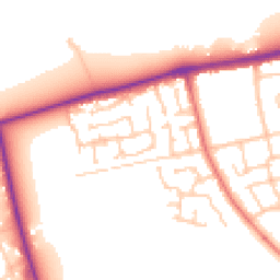 Daytime road noise heatmap for CH46 3SN