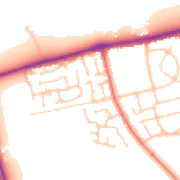 Daytime road noise heatmap for CH46 3SP
