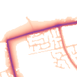 Daytime road noise heatmap for CH46 3ST