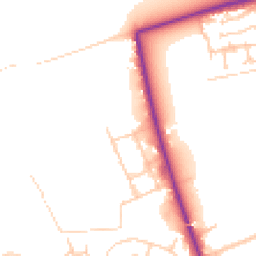 Daytime road noise heatmap for CH46 4UA