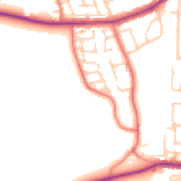 Daytime road noise heatmap for CH46 5NE