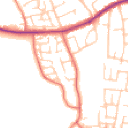 Daytime road noise heatmap for CH46 5NN