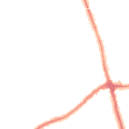 Night-time road noise heatmap for CH46 6BD