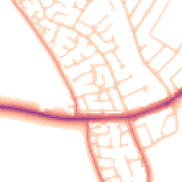Daytime road noise heatmap for CH46 6EN