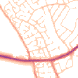 Daytime road noise heatmap for CH46 6ER