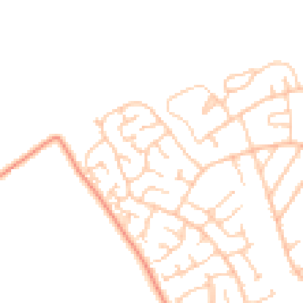 Daytime road noise heatmap for CH46 6FF