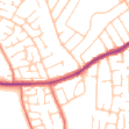 Daytime road noise heatmap for CH46 6HW