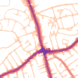 Daytime road noise heatmap for CH46 7AA