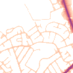 Daytime road noise heatmap for CH46 7SB