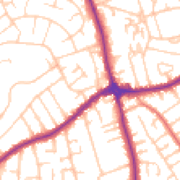 Daytime road noise heatmap for CH46 7TR