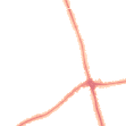 Night-time road noise heatmap for CH46 7TS