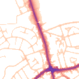 Daytime road noise heatmap for CH46 7TZ