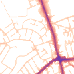 Daytime road noise heatmap for CH46 7UB