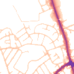 Daytime road noise heatmap for CH46 7UN