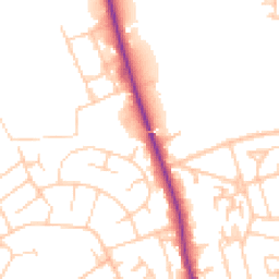 Daytime road noise heatmap for CH46 7UP