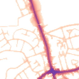 Daytime road noise heatmap for CH46 7UR