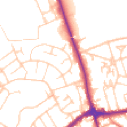 Daytime road noise heatmap for CH46 7UT