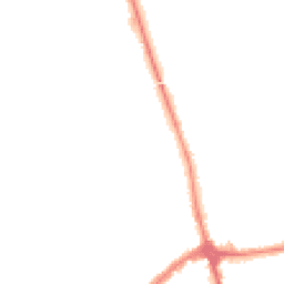 Night-time road noise heatmap for CH46 7UT