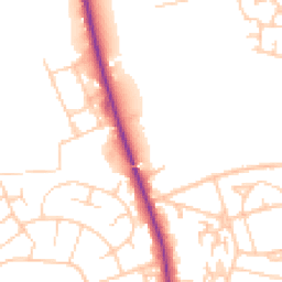 Daytime road noise heatmap for CH46 8AD