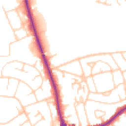Daytime road noise heatmap for CH46 8SG