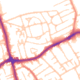Daytime road noise heatmap for CH46 8SP
