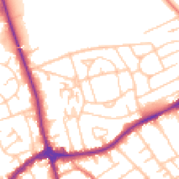 Daytime road noise heatmap for CH46 8SR