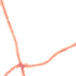 Night-time road noise heatmap for CH46 8SR