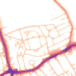 Daytime road noise heatmap for CH46 8ST