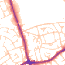 Daytime road noise heatmap for CH46 8TE