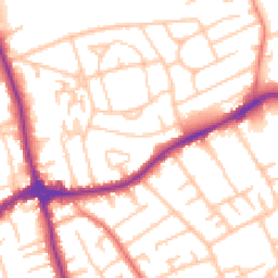 Daytime road noise heatmap for CH46 8TU