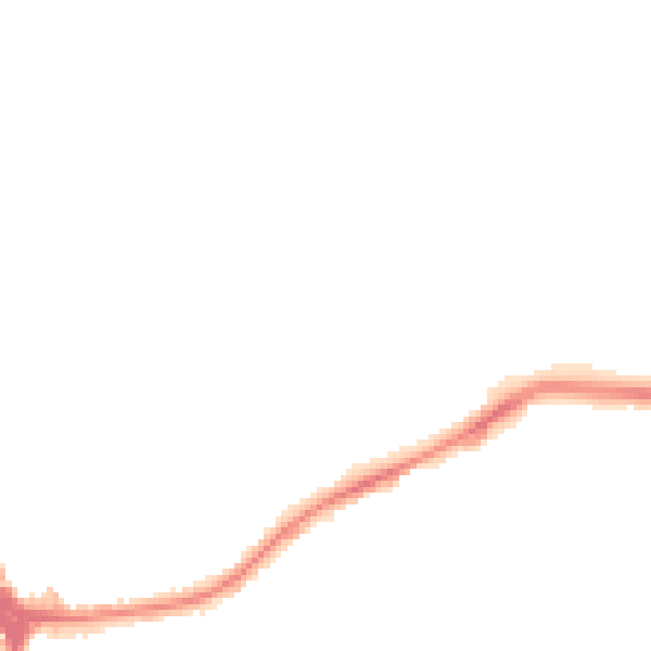 Night-time road noise heatmap for CH46 8TZ