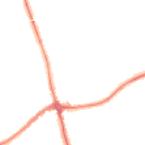 Night-time road noise heatmap for CH46 8UR