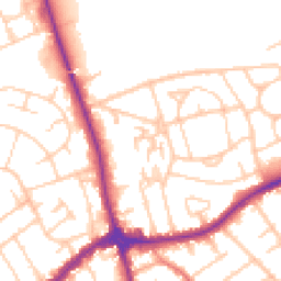 Daytime road noise heatmap for CH46 8UT