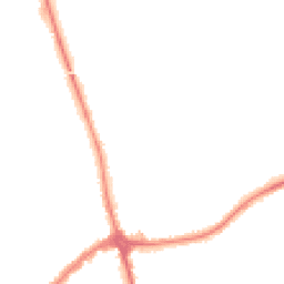 Night-time road noise heatmap for CH46 8UT