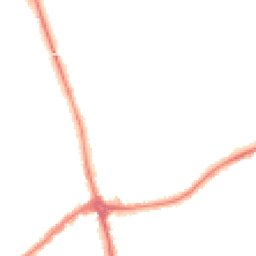 Night-time road noise heatmap for CH46 8UU