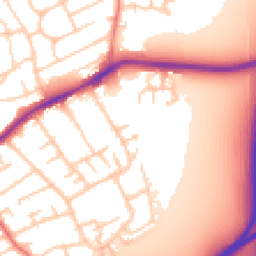 Daytime road noise heatmap for CH46 9PL