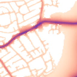 Daytime road noise heatmap for CH46 9PR