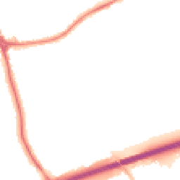 Night-time road noise heatmap for CH46 9QU